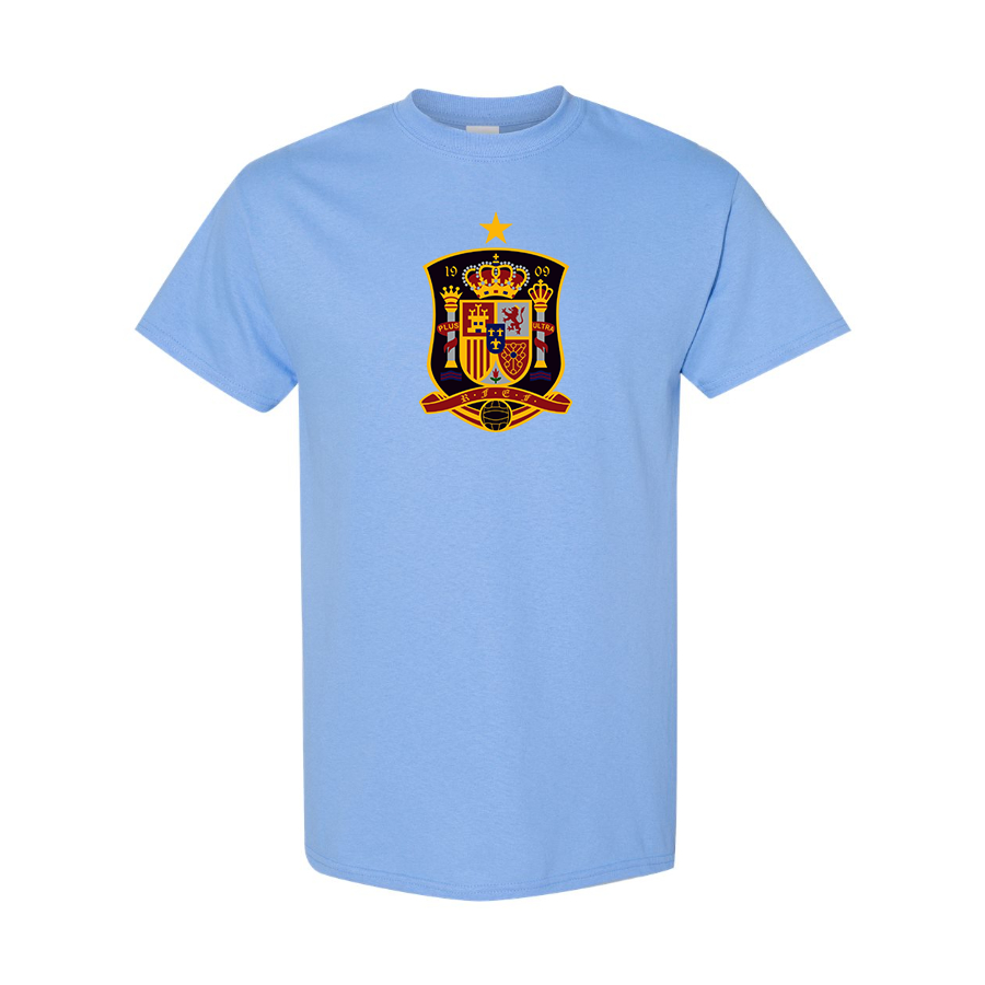 Men's Spain National Soccer Team Cotton T-Shirt