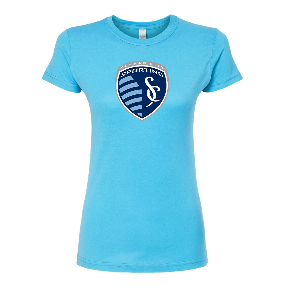 Women's Sporting Kansas City FC Round Neck T-Shirt