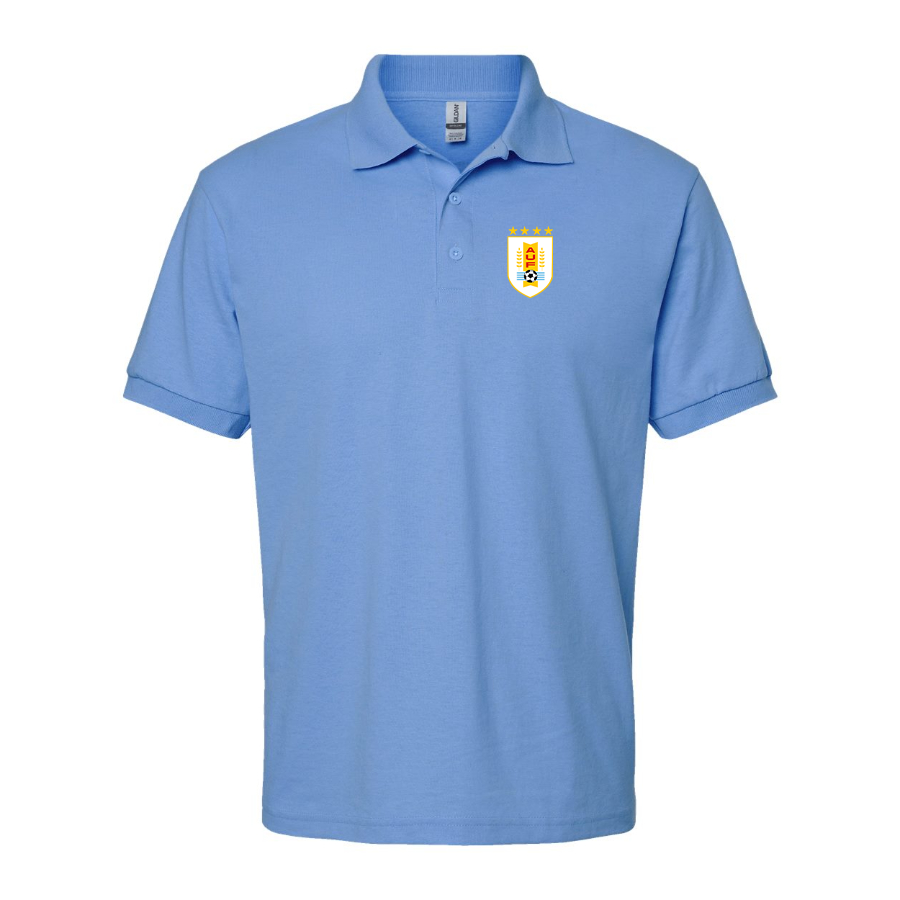 Men's Uruguay National Soccer Team Dry Blend Polo