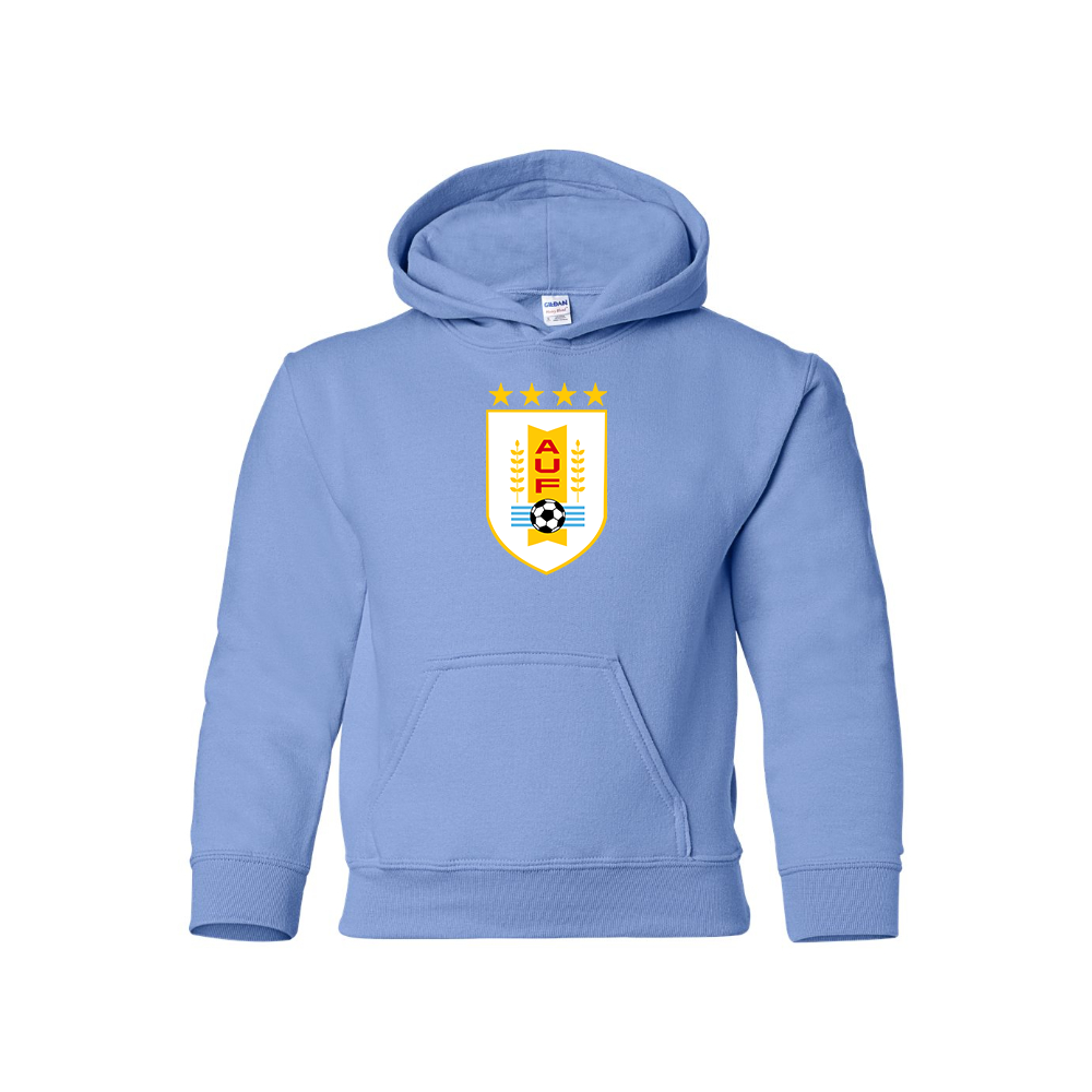 Youth Kids Uruguay National Soccer Team Pullover Hoodie