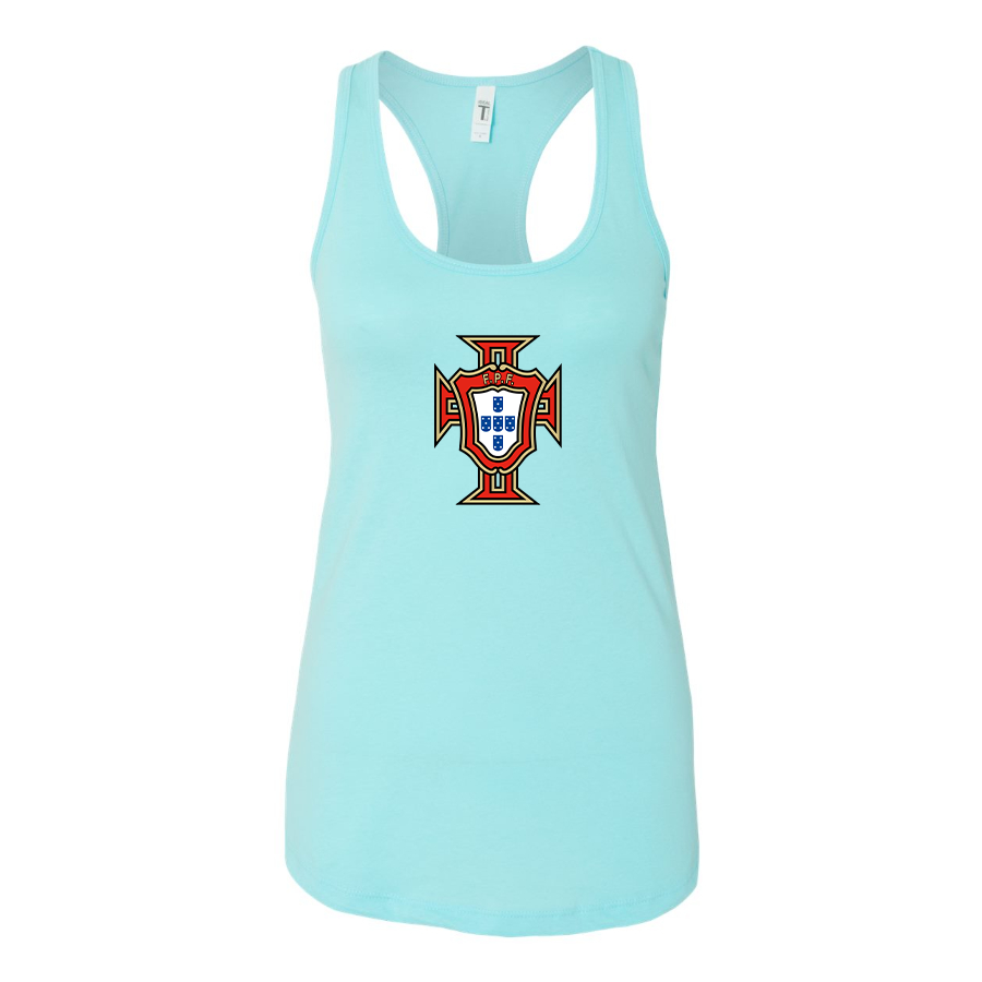 Women's Portugal National Soccer Team Racerback Tank Top