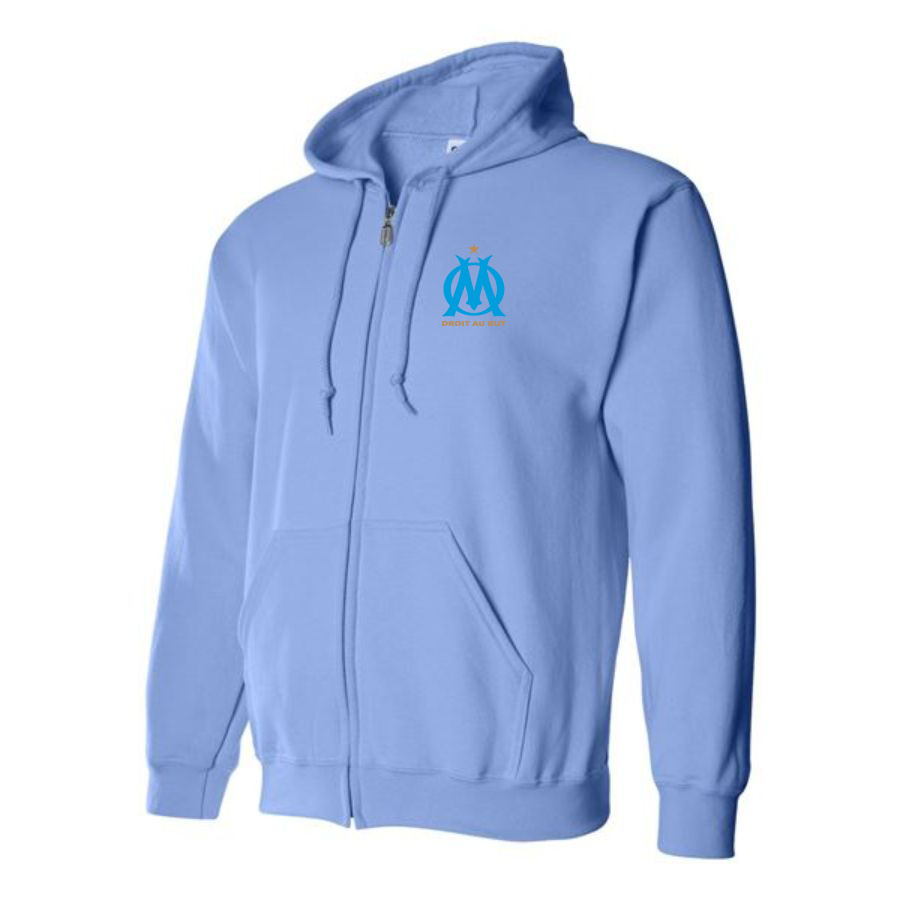 Men's Olympique de Marseille FC Zipper Hoodie