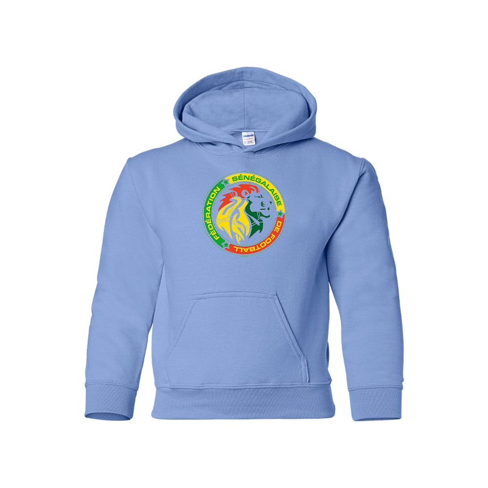 Youth Kids Senegal National Soccer Team Pullover Hoodie