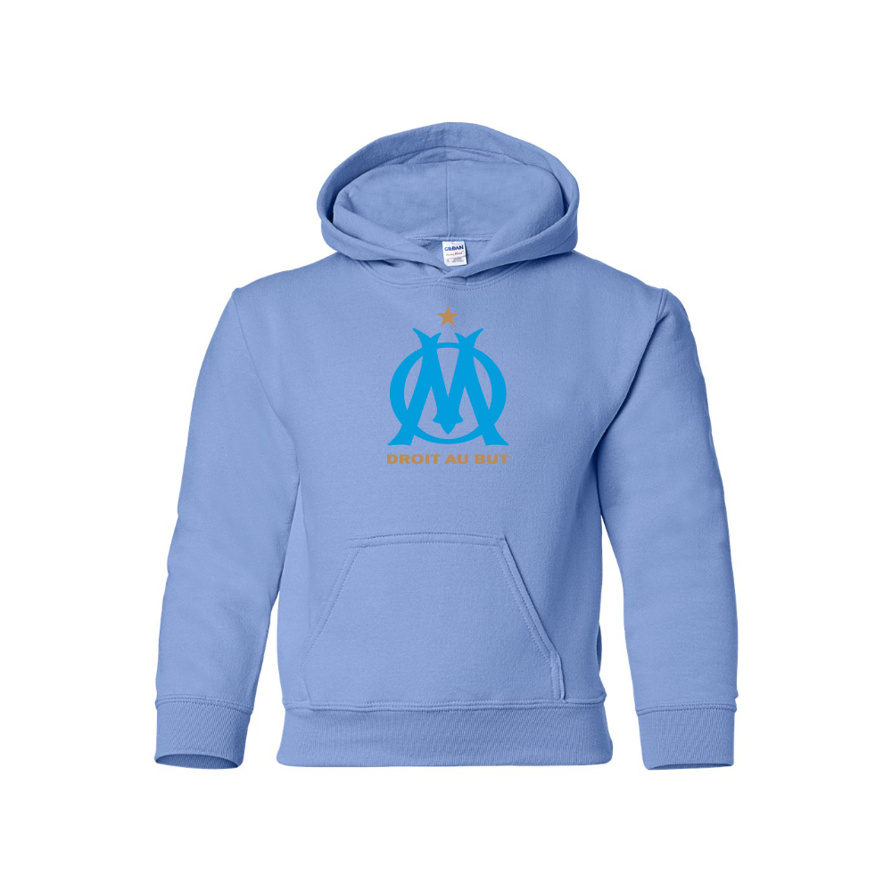 Youth Kids Olympique de Marseille FC Pullover Hoodie