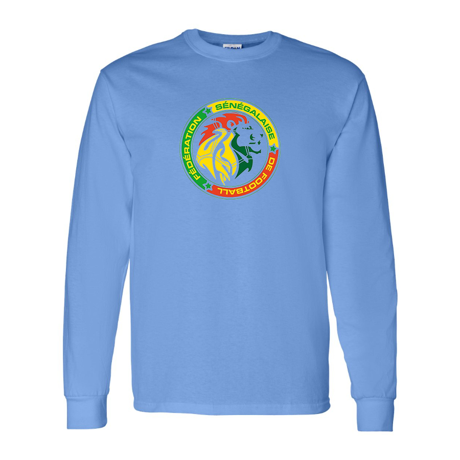 Youth Kids Senegal National Soccer Team Long Sleeve T-Shirt