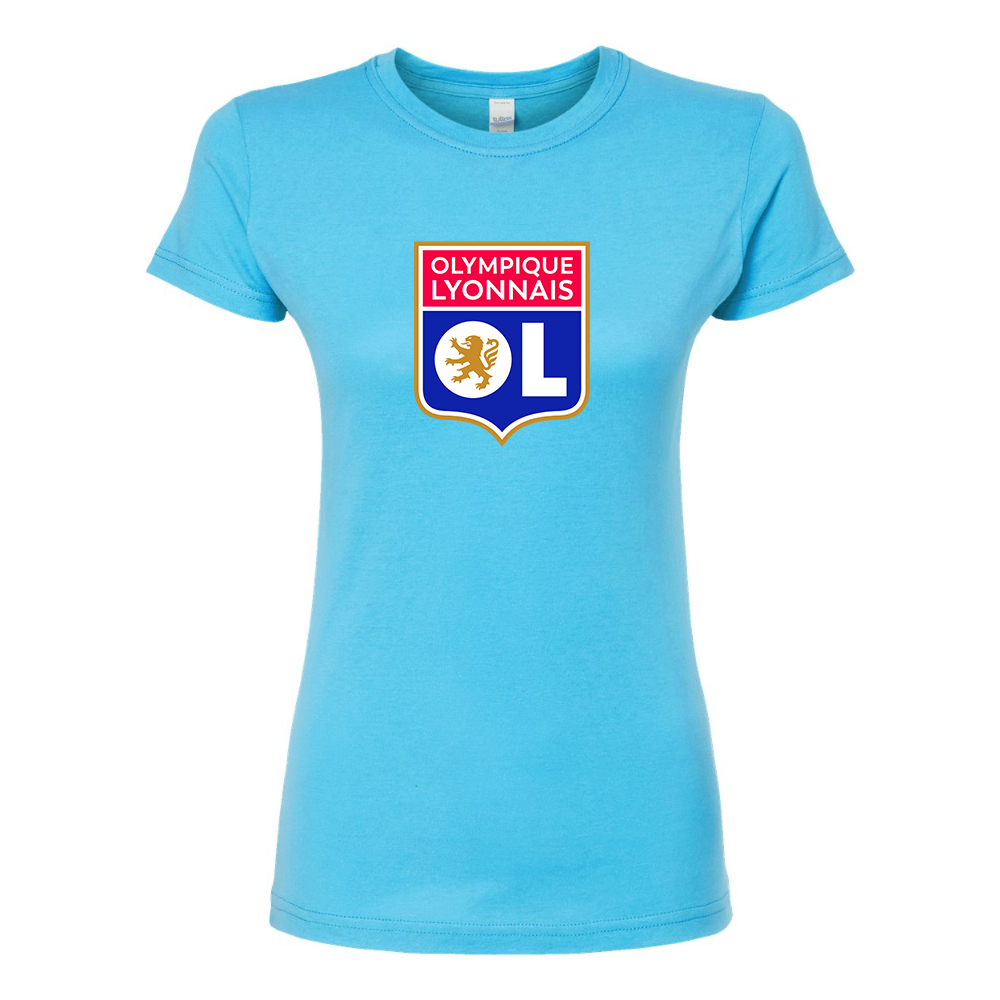 Women's Olympique Lyonnais FC Round Neck T-Shirt