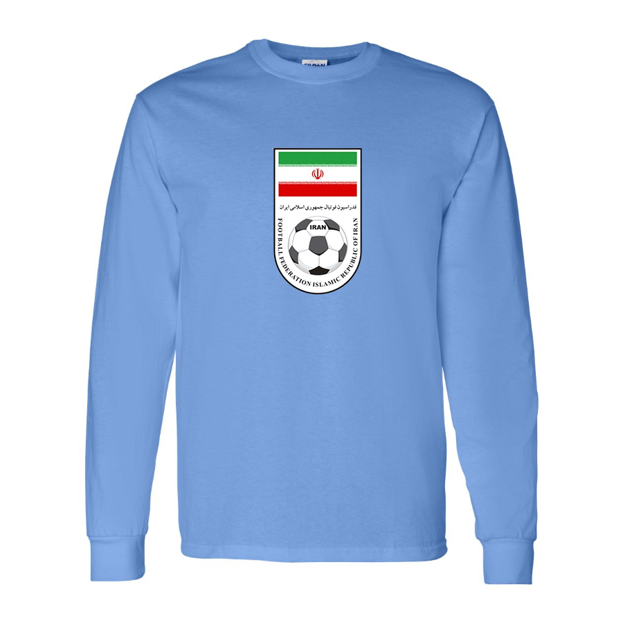 Youth Kids Iran National Soccer Team Long Sleeve T-Shirt