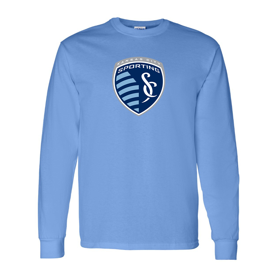 Youth Kids Sporting Kansas City FC Long Sleeve T-Shirt