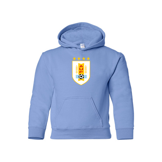 Youth Kids Uruguay National Soccer Team Pullover Hoodie