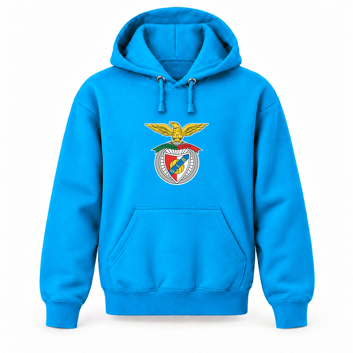SL Benfica FC - Youth Large Hoodie (Ages 10–12) | Color: Turquoise