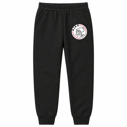 Amsterdamsche FC Ajax youth jogger sweatpants, Black, Youth Large ages 10–12