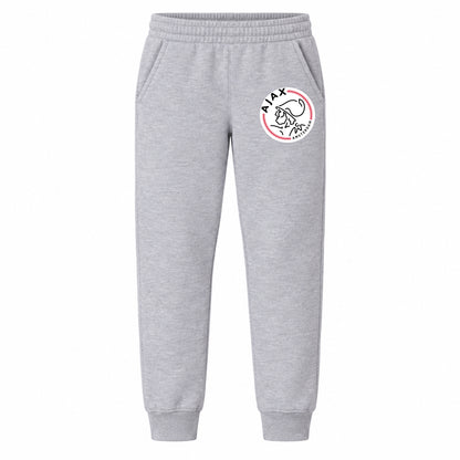 Amsterdamsche FC Ajax youth jogger sweatpants, Grey, Youth Large ages 10–12