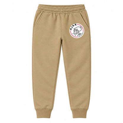 Amsterdamsche FC Ajax youth jogger sweatpants, Khaki, Youth Large ages 10–12
