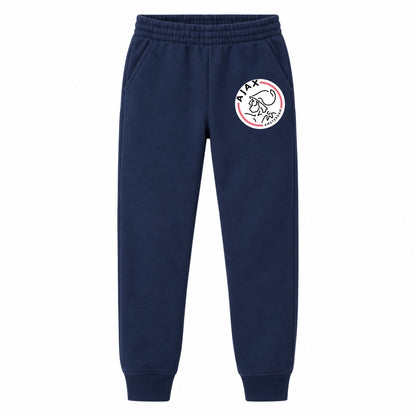 Amsterdamsche FC Ajax youth jogger sweatpants, Navy Blue, Youth Large ages 10–12