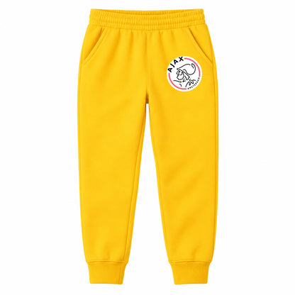 Amsterdamsche FC Ajax youth jogger sweatpants, Yellow, Youth Large ages 10–12