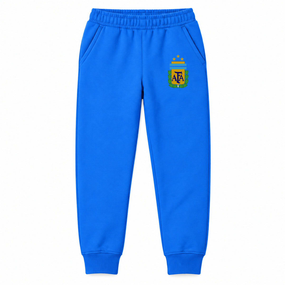 Argentina National Soccer Team youth jogger sweatpants, Blue, Youth Large ages 10–12