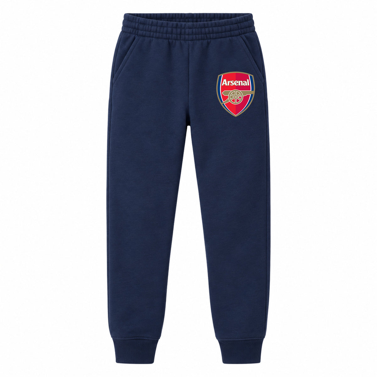 Arsenal Soccer youth jogger sweatpants, Navy Blue, Youth Large ages 10–12