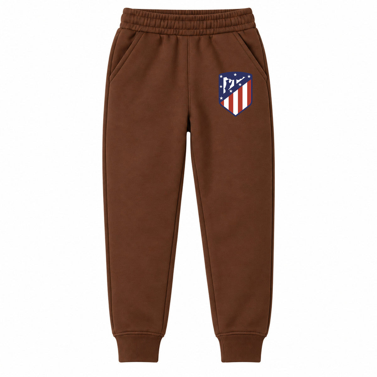 Atletico Madrid FC youth jogger sweatpants, Brown, Youth Large ages 10–12