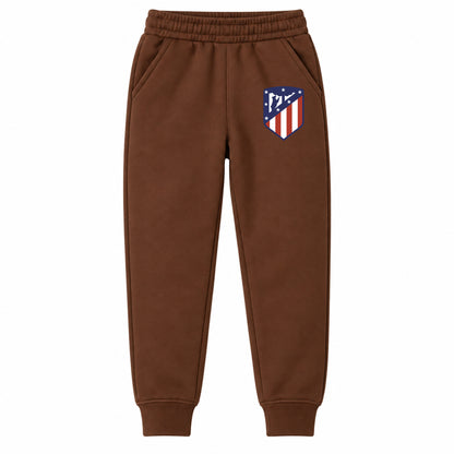 Atletico Madrid FC youth jogger sweatpants, Brown, Youth Large ages 10–12