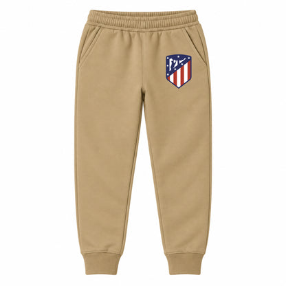 Atletico Madrid FC youth jogger sweatpants, Khaki, Youth Large ages 10–12