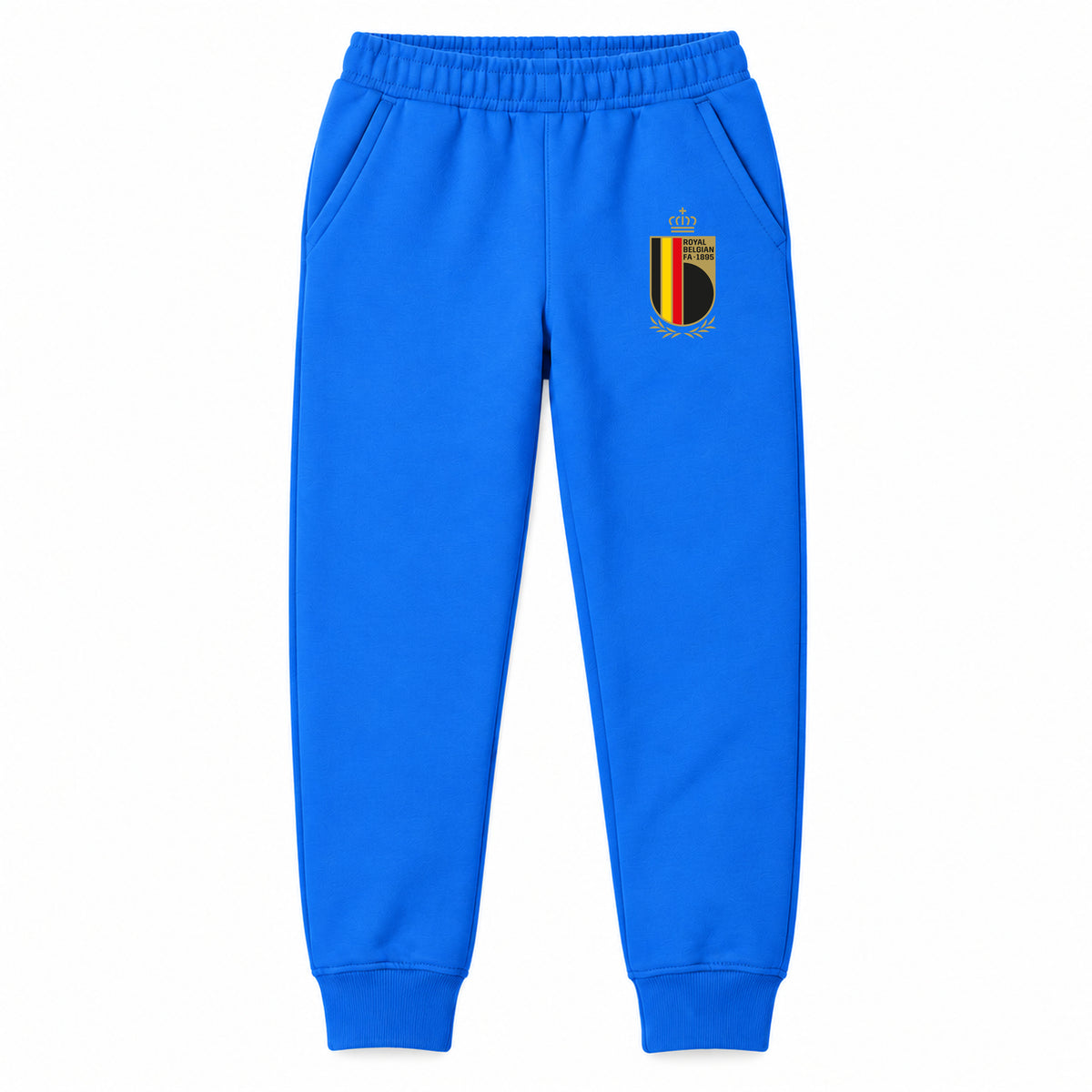 Belgium National Soccer Team youth jogger sweatpants, Blue, Youth Large ages 10–12