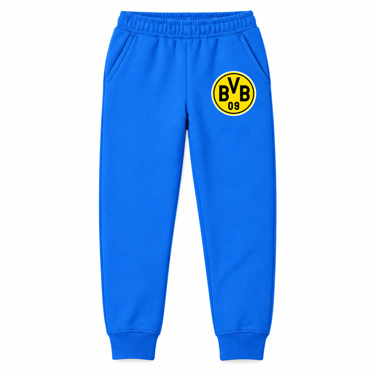 Borussia Dortmund BVB FC youth jogger sweatpants, Blue, Youth Large ages 10–12