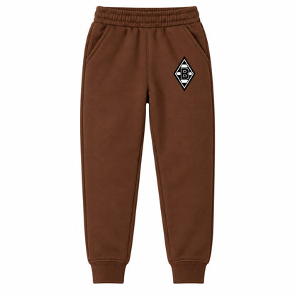Borussia Monchengladbach FC youth jogger sweatpants, Brown, Youth Large ages 10–12
