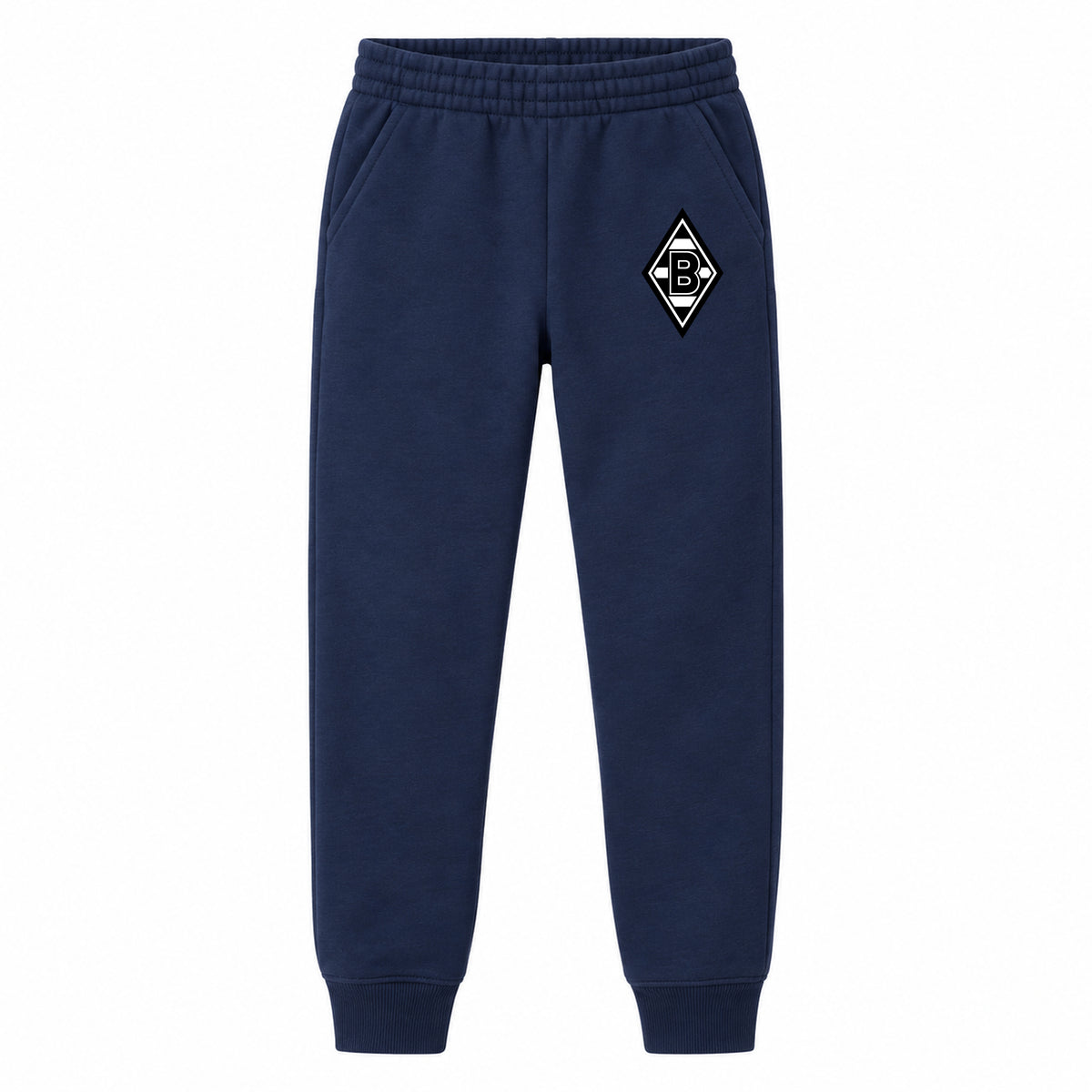Borussia Monchengladbach FC youth jogger sweatpants, Navy Blue, Youth Large ages 10–12