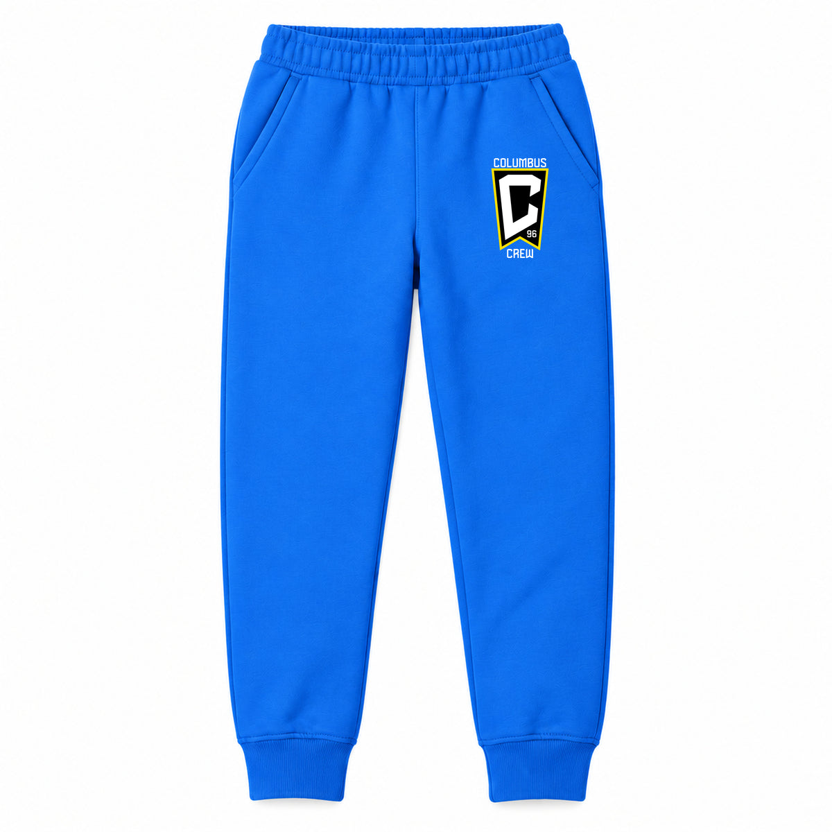 Columbus Crew FC youth jogger sweatpants, Blue, Youth Large ages 10–12