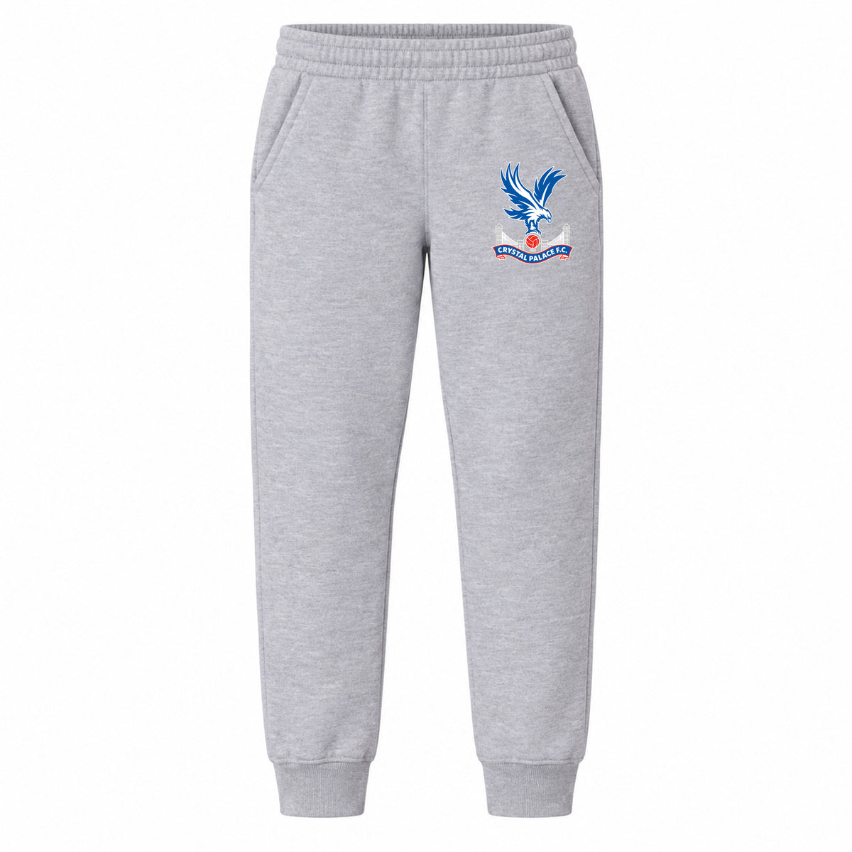 Crystal Palace F.C youth jogger sweatpants, Grey, Youth Large ages 10–12
