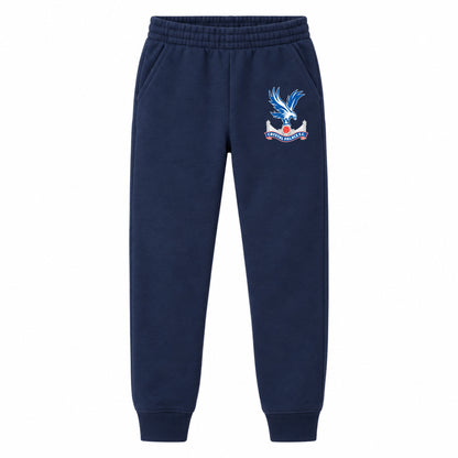 Crystal Palace F.C youth jogger sweatpants, Navy Blue, Youth Large ages 10–12