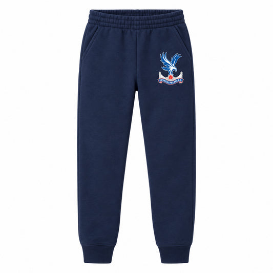 Crystal Palace F.C youth jogger sweatpants, Navy Blue, Youth Large ages 10–12