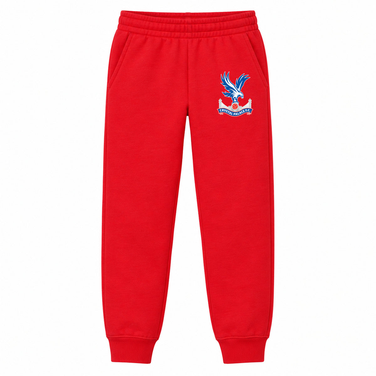 Crystal Palace F.C youth jogger sweatpants, Red, Youth Large ages 10–12