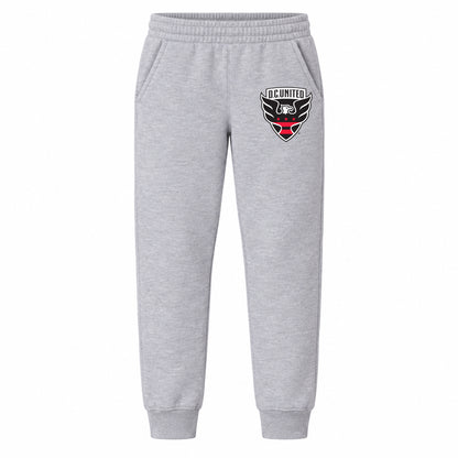 D.C. United FC youth jogger sweatpants, Grey, Youth Large ages 10–12