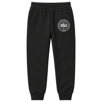 Denmark Soccer youth jogger sweatpants, Black, Youth Large ages 10–12