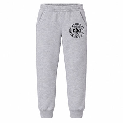 Denmark Soccer youth jogger sweatpants, Grey, Youth Large ages 10–12