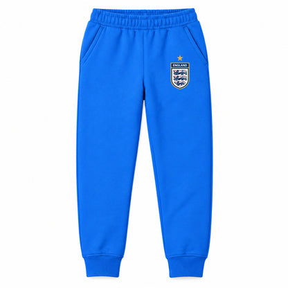England National Soccer Team youth jogger sweatpants, Blue, Youth Large ages 10–12