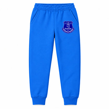 Everton FC youth jogger sweatpants, Blue, Youth Large ages 10–12