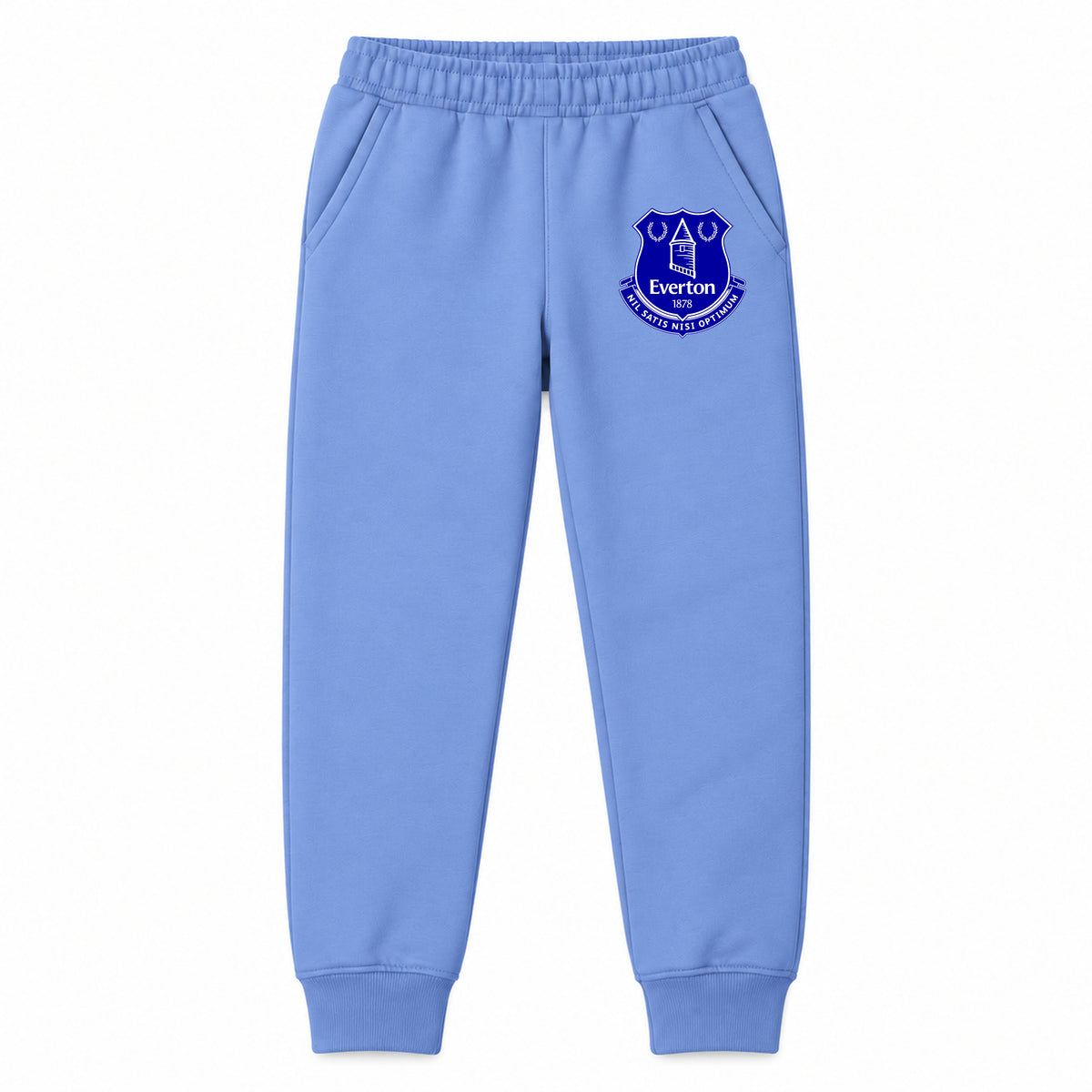 Everton FC youth jogger sweatpants, Carolina Blue, Youth Large ages 10–12