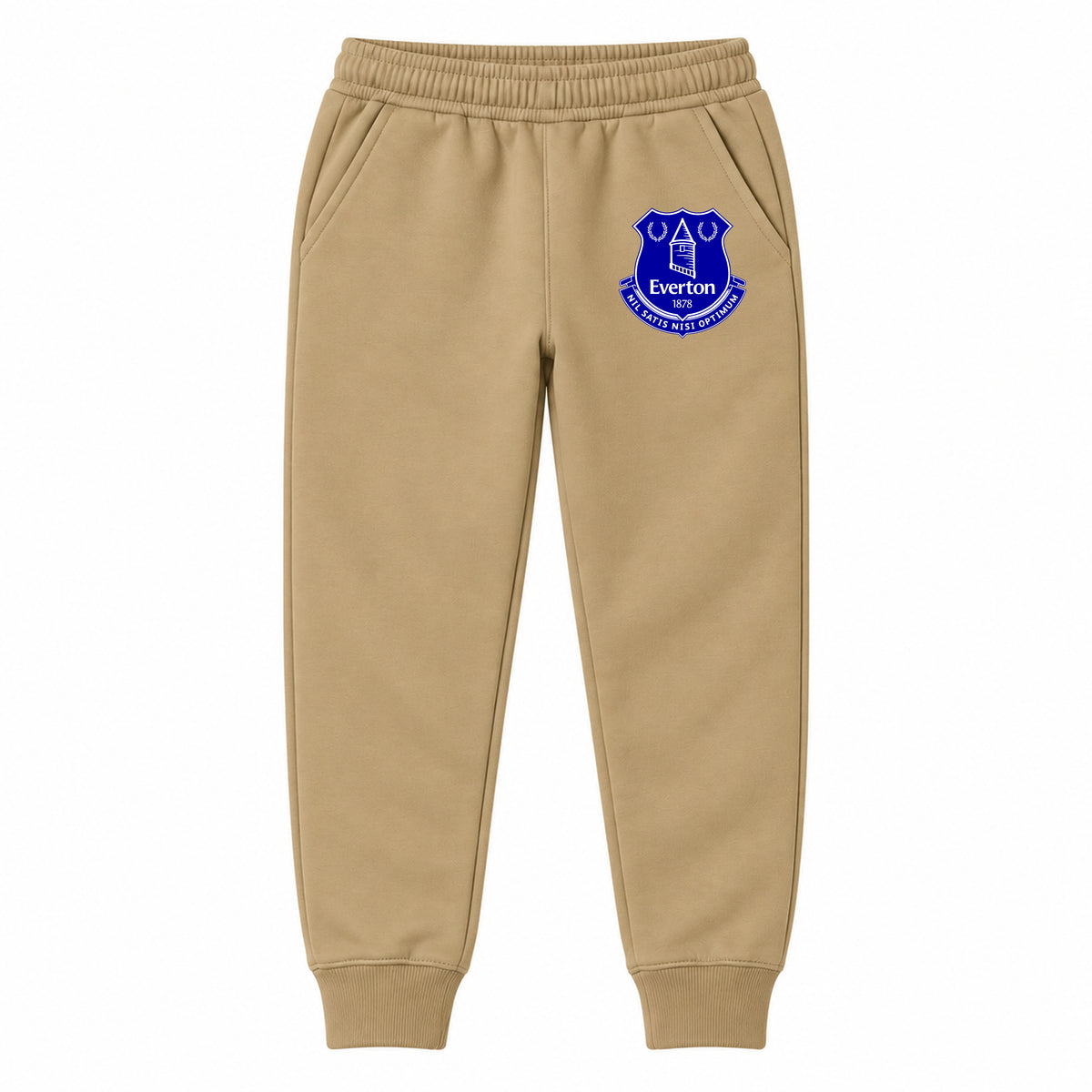 Everton FC youth jogger sweatpants, Khaki, Youth Large ages 10–12