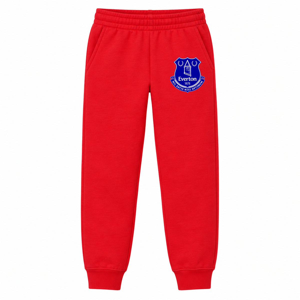 Everton FC youth jogger sweatpants, Red, Youth Large ages 10–12