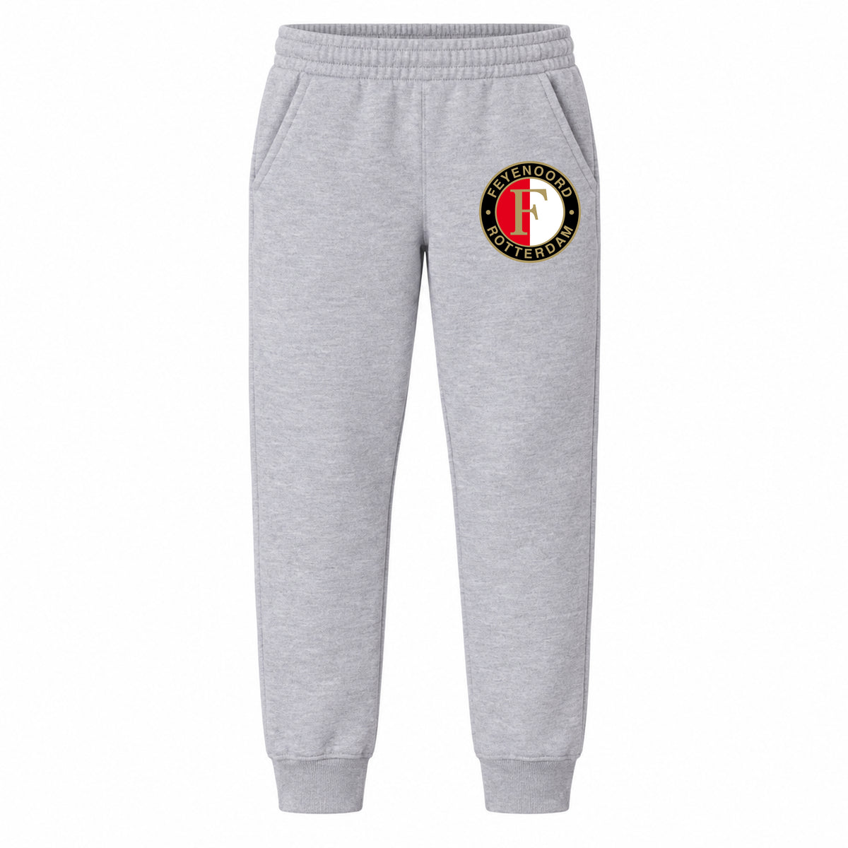 Feyenoord FC youth jogger sweatpants, Grey, Youth Large ages 10–12