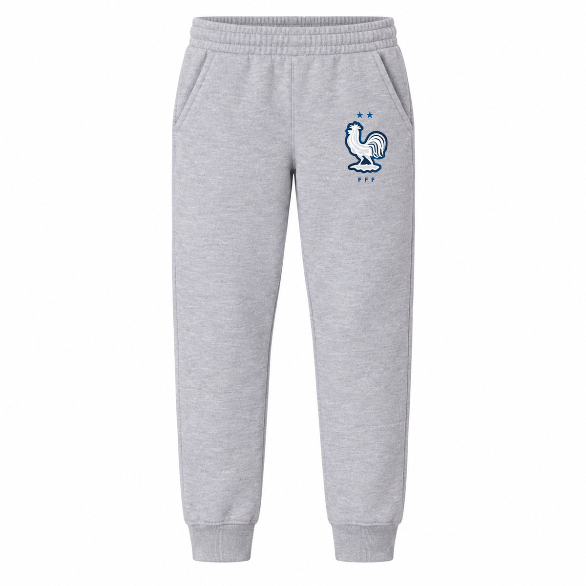 France National Soccer Team youth jogger sweatpants, Grey, Youth Large ages 10–12
