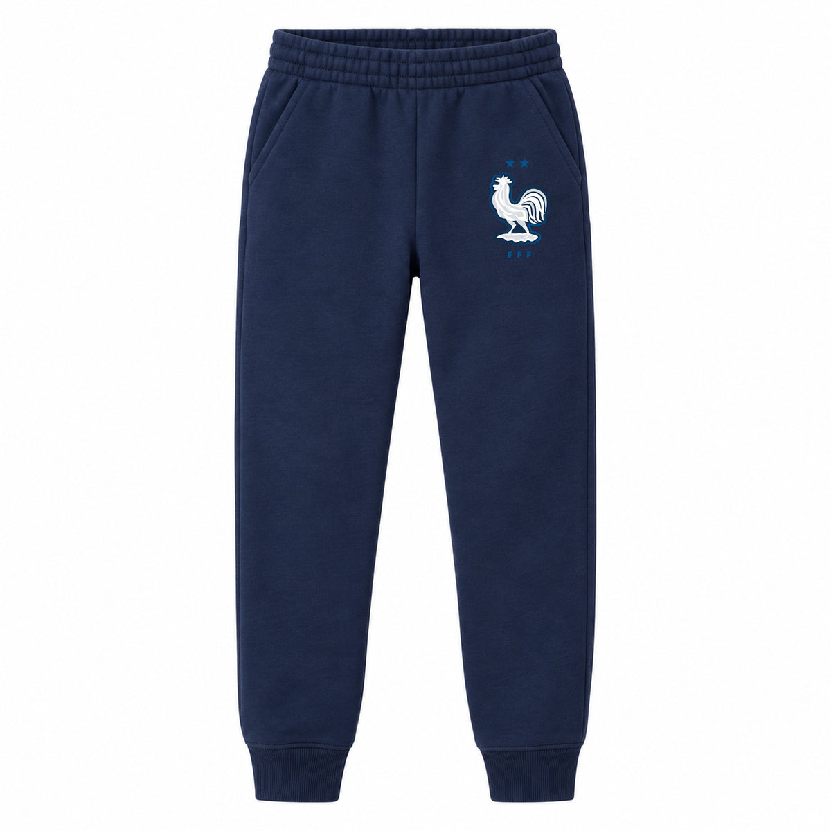 France National Soccer Team youth jogger sweatpants, Navy Blue, Youth Large ages 10–12