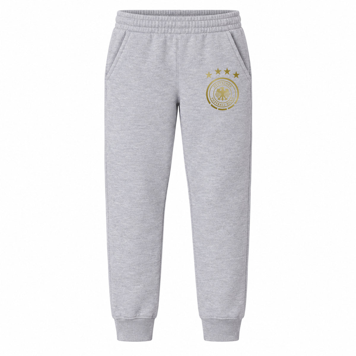 Germany Soccer youth jogger sweatpants, Grey, Youth Large ages 10–12