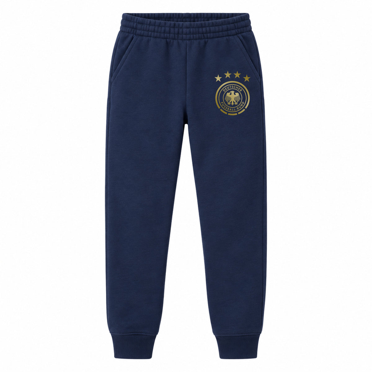 Germany Soccer youth jogger sweatpants, Navy Blue, Youth Large ages 10–12