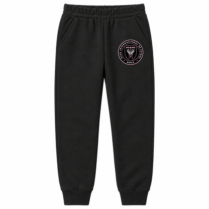 Inter Miami FC youth jogger sweatpants, Black, Youth Large ages 10–12