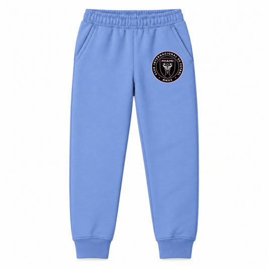 Inter Miami FC youth jogger sweatpants, Carolina Blue, Youth Large ages 10–12