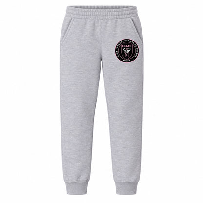 Inter Miami FC youth jogger sweatpants, Grey, Youth Large ages 10–12