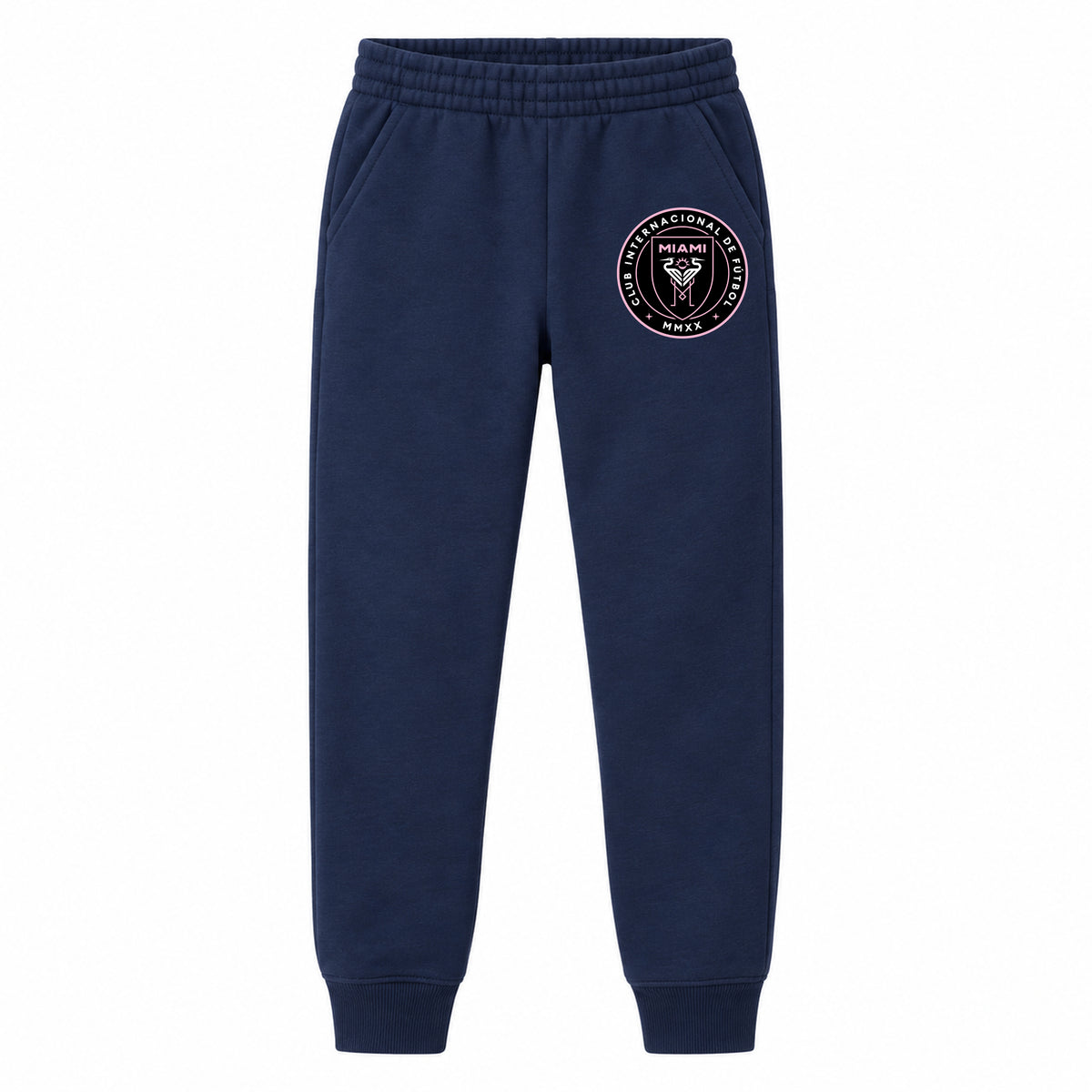 Inter Miami FC youth jogger sweatpants, Navy Blue, Youth Large ages 10–12